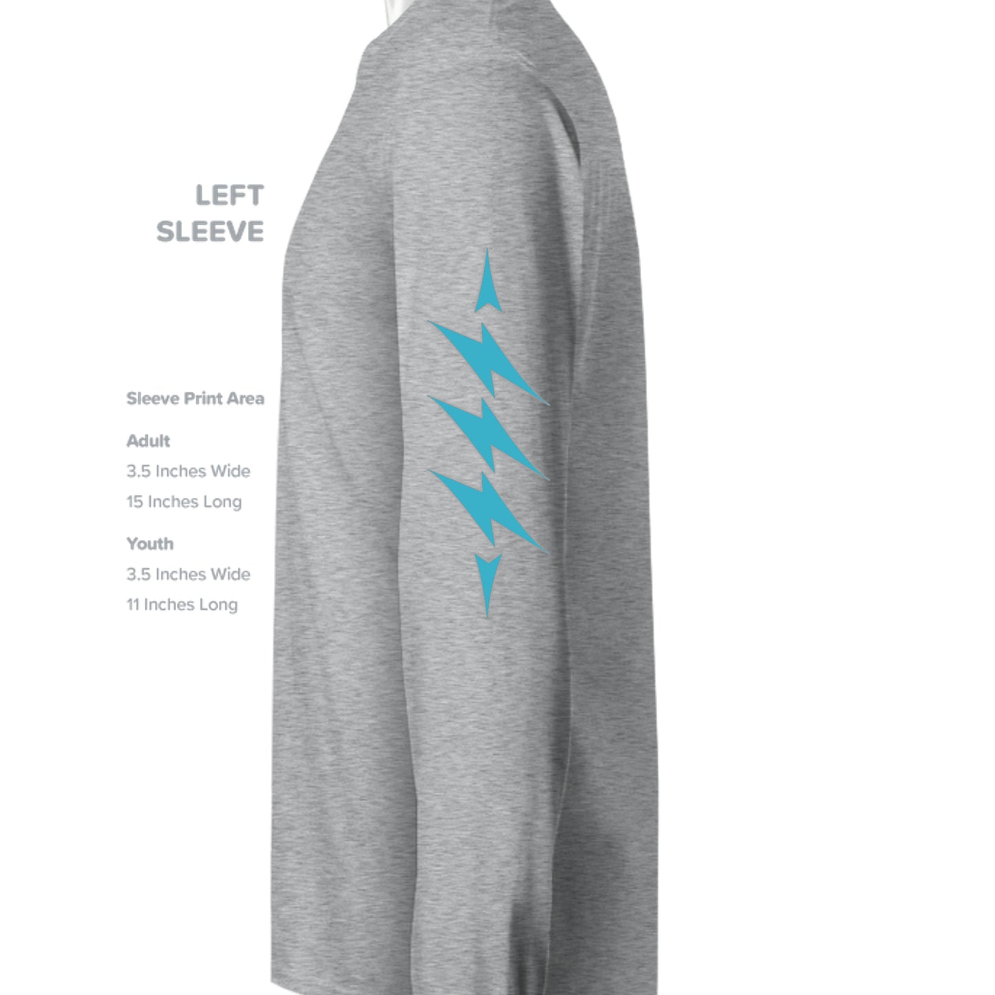 Heather Gray (90/10) - N3601 - SLEEVE_LEFT