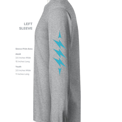 Heather Gray (90/10) - N3601 - SLEEVE_LEFT