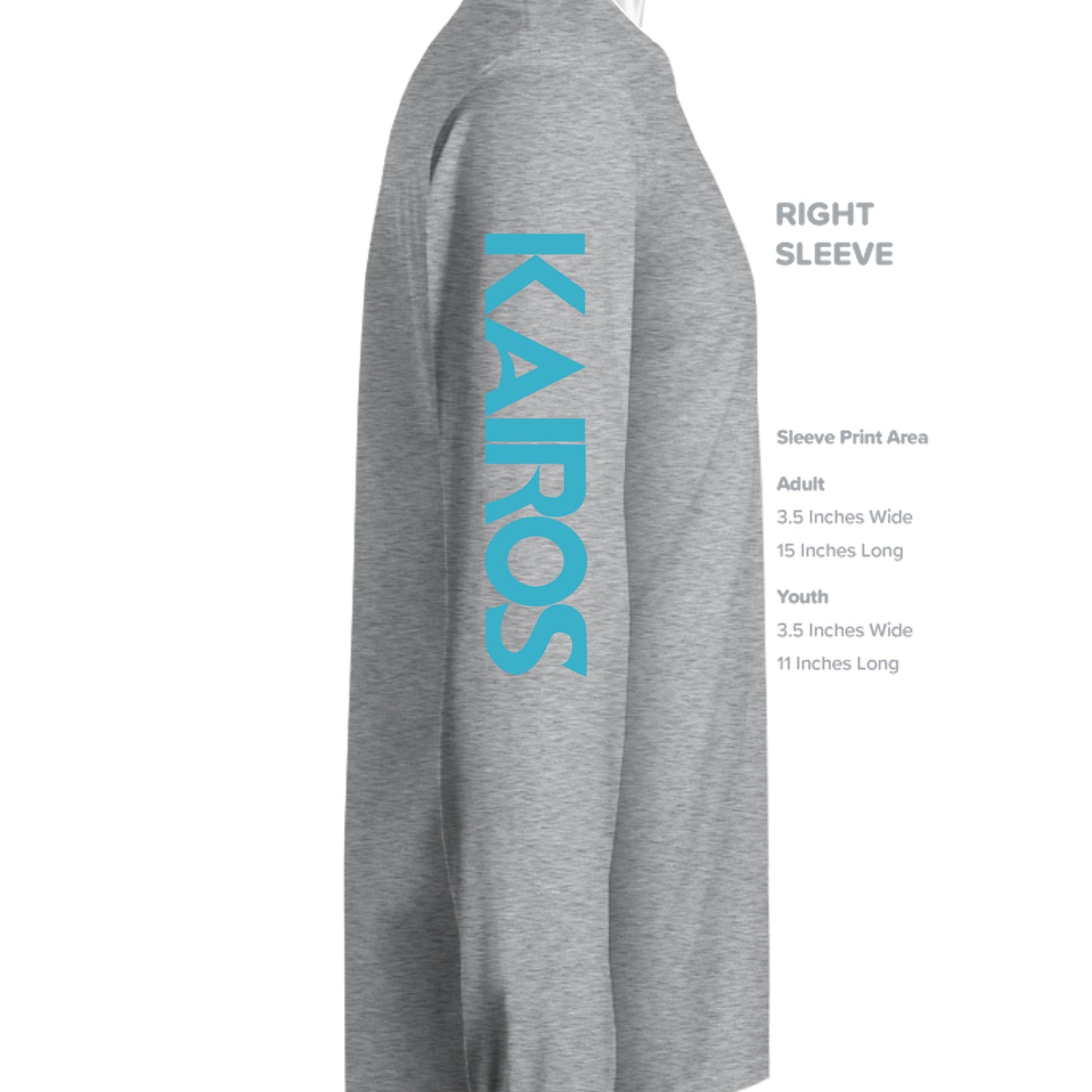 Heather Gray (90/10) - N3601 - SLEEVE_RIGHT